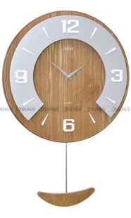 Adler 21179-PB-OAK Zegar ścienny z wahadłem